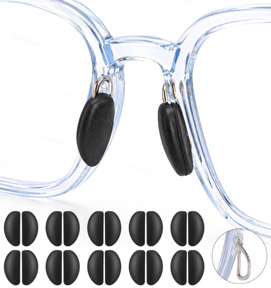 10 Pairs of Glasses Nose Pads for Clip-on Glasses Nose Pad Silicone