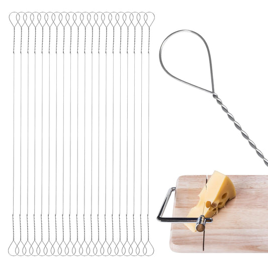 Elegaperma 20pcs Cheese Slicer Wire Replacement, Cheese Slicer Wire Replacement, Replacements Wires for Cheese Slicers for Block and Marble Cheese