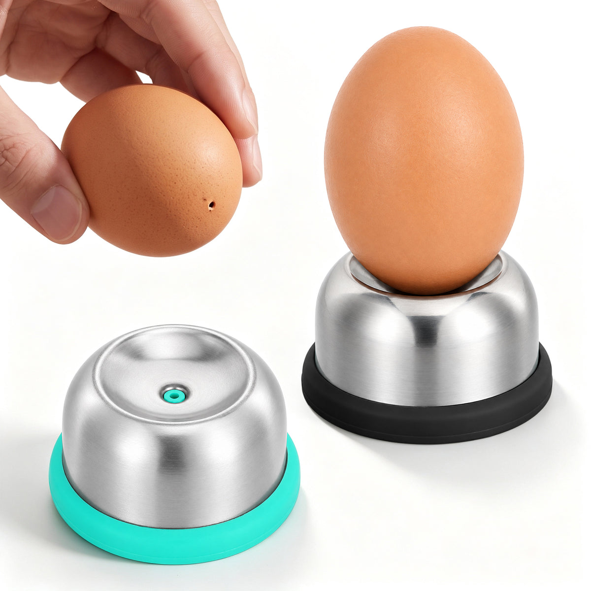Classicseali 2 Pcs Egg Piercer Tool,304 Stainless Steel Egg Hole Puncher