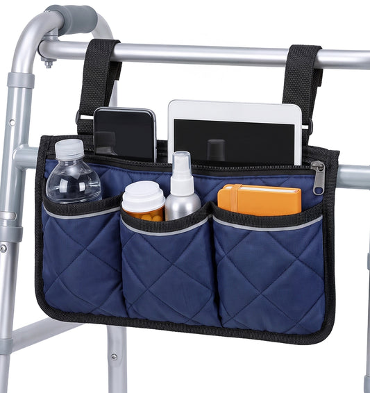 Zimmer Frame Bag, Walker Bags for Folding Walkers Accessories