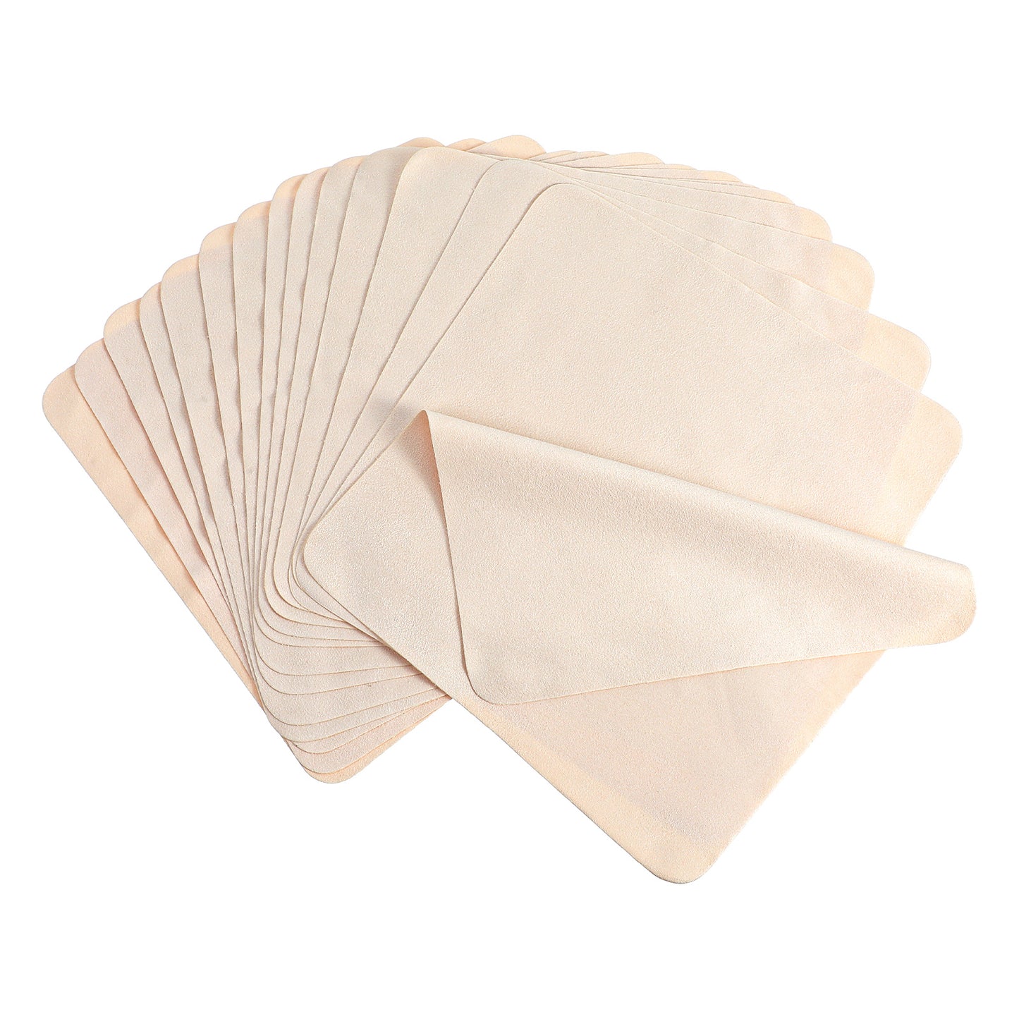 15PCS Car Chamois Leather,Artist Leather Chamois,Pre Cut Chamois Cloth for Charcoal Drawing,Leather Pottery Tool Small Ceramic Craft Supplies,Leather Cloth for Pot Rim Smoothing Pottery,7.87 X 7.87 In