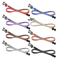 oruola 8pcs Glasses Chain for Women,Non-Slip Glasses Chain,Universal Leather Eyeglass Chain Lanyard,Adjustable Spectacles Cord,Glasses Cord for Men and Women,Glasses String,Multiple Colors