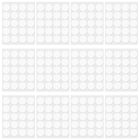 oruola 240pcs Candle Wick Stickers,Double-Sided Heat Resistance Wick Stickers for Candle Making,Round Wax Wick Sticker,Adhere Steady in Hot Wax,0.78in Diameter,0.04in Thickness