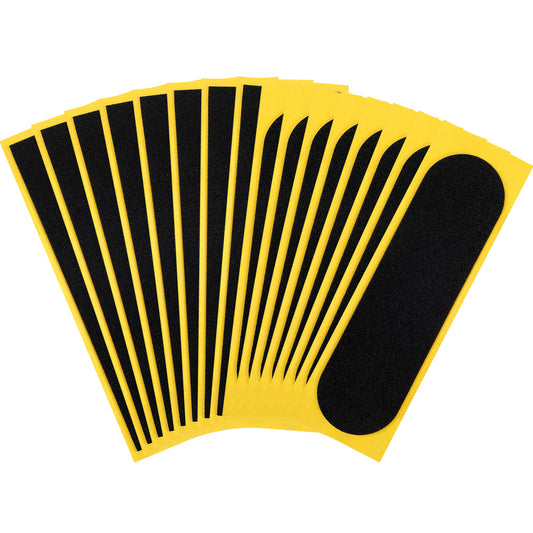 Elegaperma 16pcs That Tape Fingerboard, Soft Foam Fingerboard Grip Tape, Easy Peel Fingerboard Foam Grip Tapes, Square and Oval (110mmx38mm, 100mmx28mm)