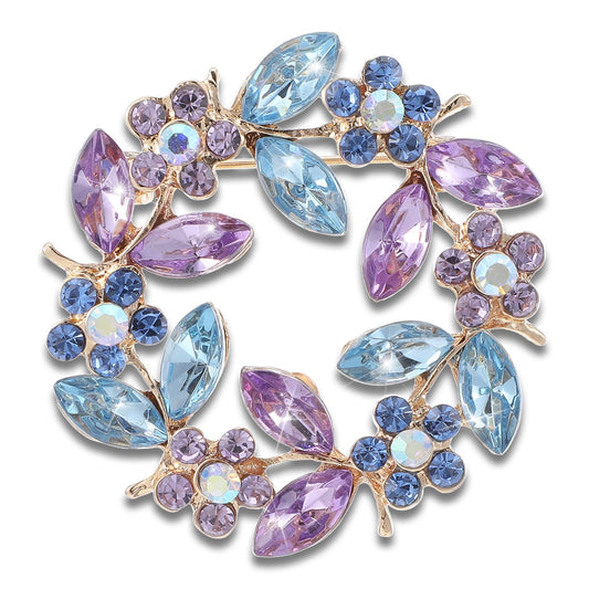 Classicseali Brooches for Women UK,Vintage Brooch, Fashionable and Exquisite Rhinestone Large Brooches for Women, Flower Brooch Pin Suitable for Ladies and Girls, Coats, Weddings, Parties