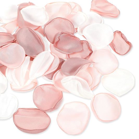 guduling 200 Pcs Fake Rose Petals,Silk Flower Petals,Rose Petal for Bedroom,for Wedding Flowers Girl Basket Aisle Scatter Dinner Table Centerpieces Party Confetti,3 Color