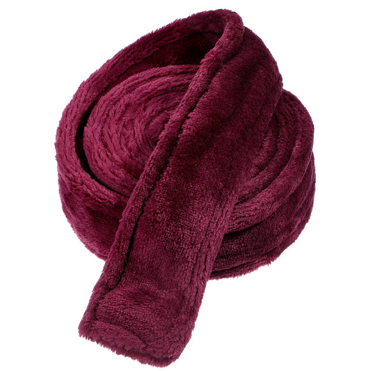 Classicseali Bathrobe belt, pyjama bathrobe made of polyester with lacing, bathrobe men's band, bathrobe belt replacement for hotel, home, excursion, hotel bathrobe belt, red wine