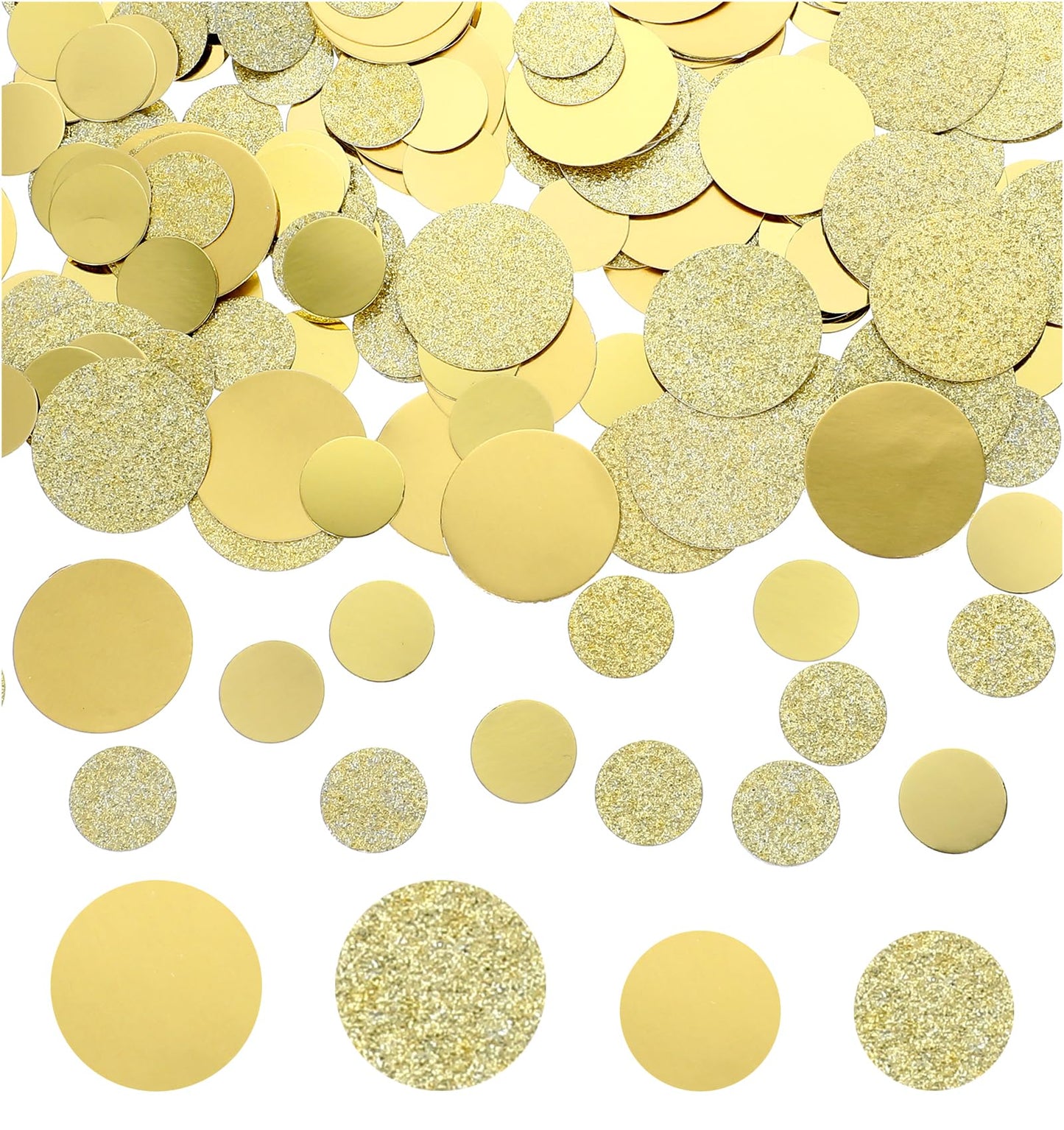 200 Pcs Gold Confetti, Gold Table Confetti Decorations for Party Balloon