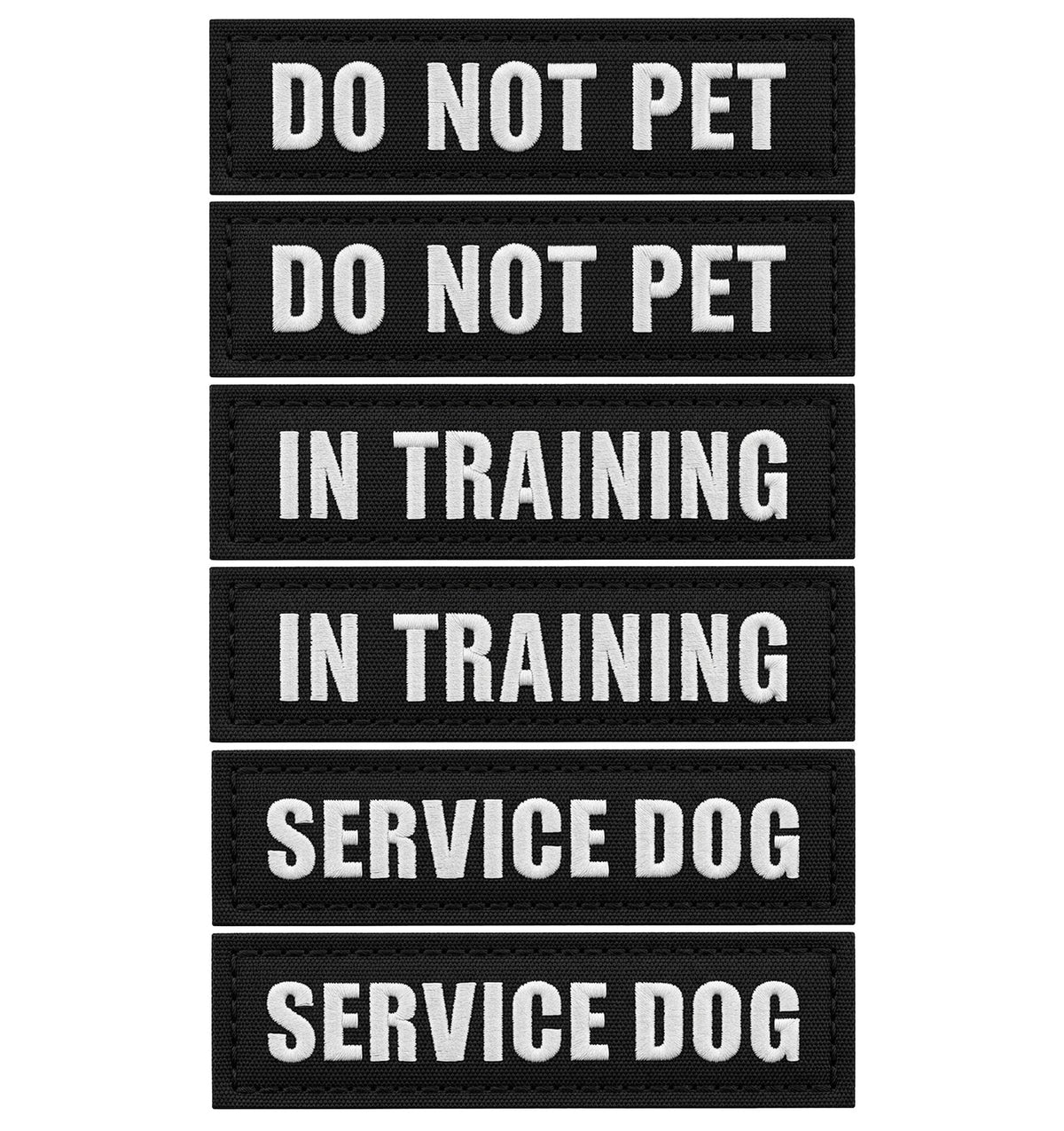 6 Pcs In Training Dog Patch, Service Dog Patches Reusable Do Not Pet Patch