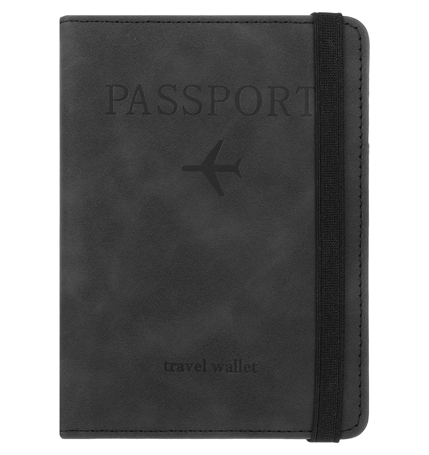 Passport Holder for Travel, Passport Cover, Credit Card Slot and Boarding Pass Slot Combo, Passport Wallet Case Travel