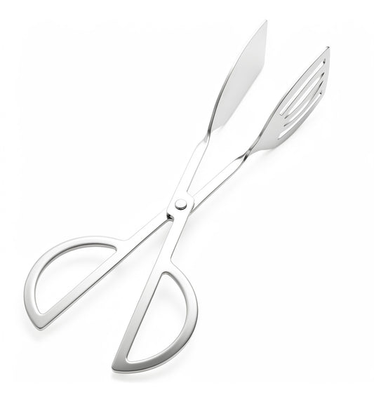 1 Pcs Serving Tongs, Salad Tongs, Stainless Steel 10 Inch