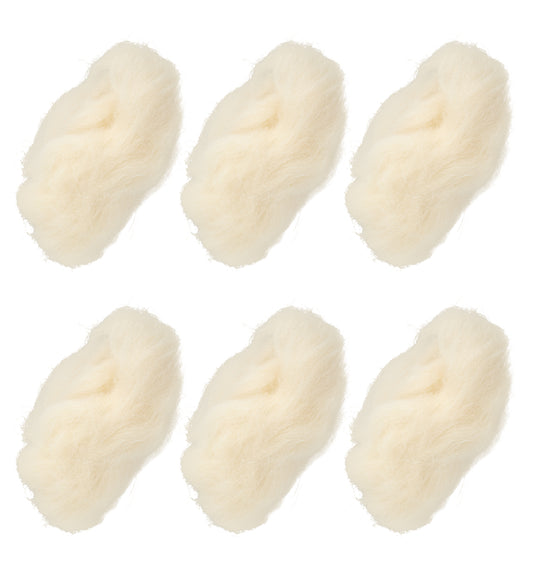 6 Pcs Blister Prevention, Lambs Wool for Feet Cushioning for Corns