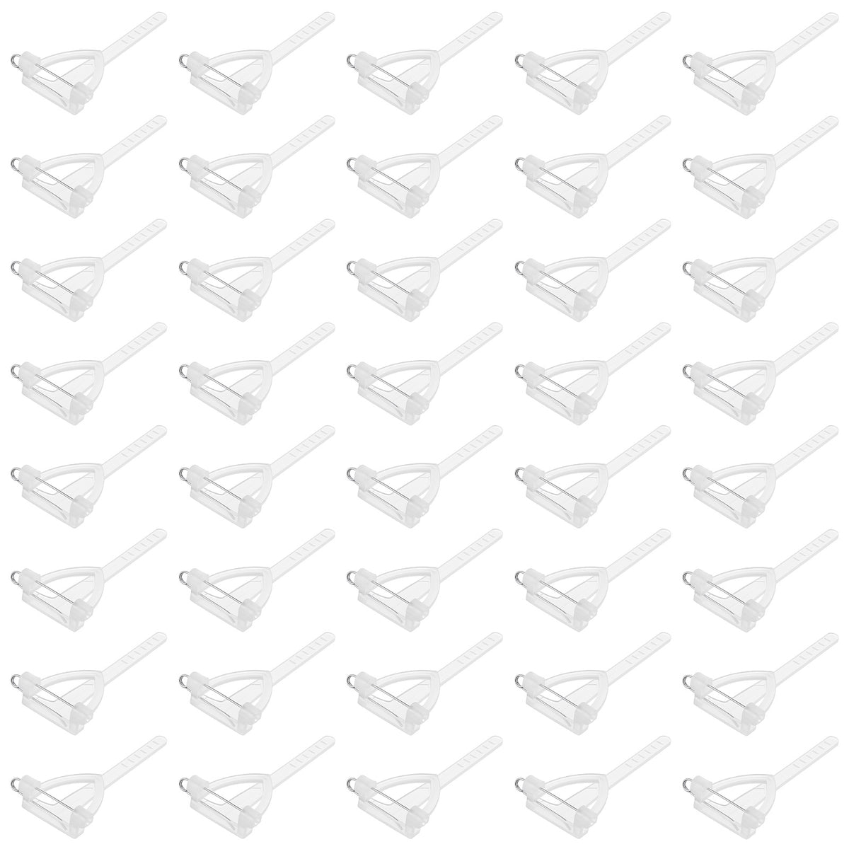 Elegaperma 40pcs Buttonhole Pins, Triangle Corsage Safety Clips for Men