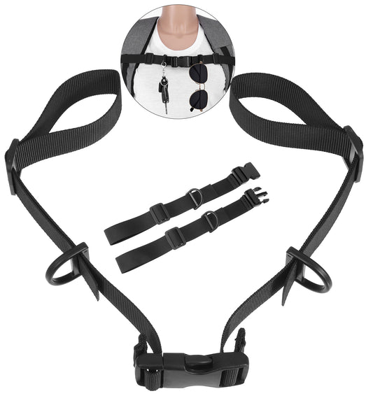 2 Pack Backpack Chest Strap, Adjustable Backpack Chest Straps Add On