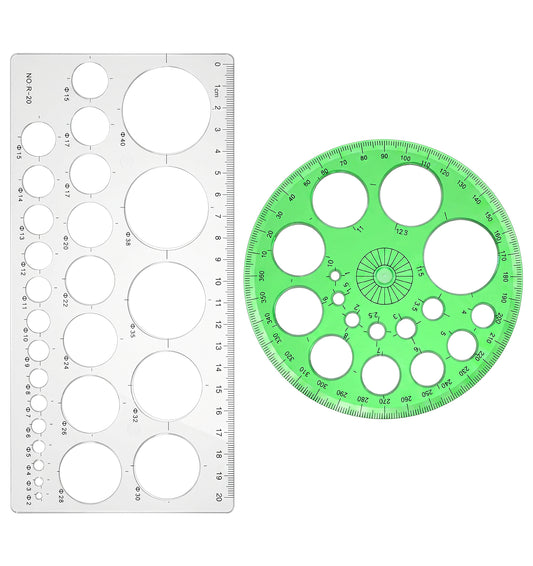 1 Pcs Circle Template, Circle Stencil for Geometric Drawing