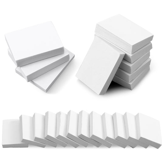 Classicseali 80PCS Mini Book Blanks, 1:12 Scale Tiny Book, Small Opening Mini Blank Books, Tiny Notebook Model, for Crafts Dollhouse Bookshelf Decoration Pretend Play Supplies, White