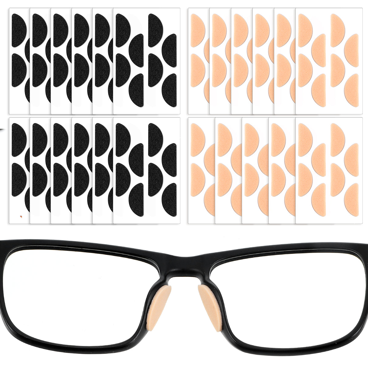 Elegaperma 100Pairs Foam Nose Pads for Glasses,EVA Glasses Nose Pad Cushion