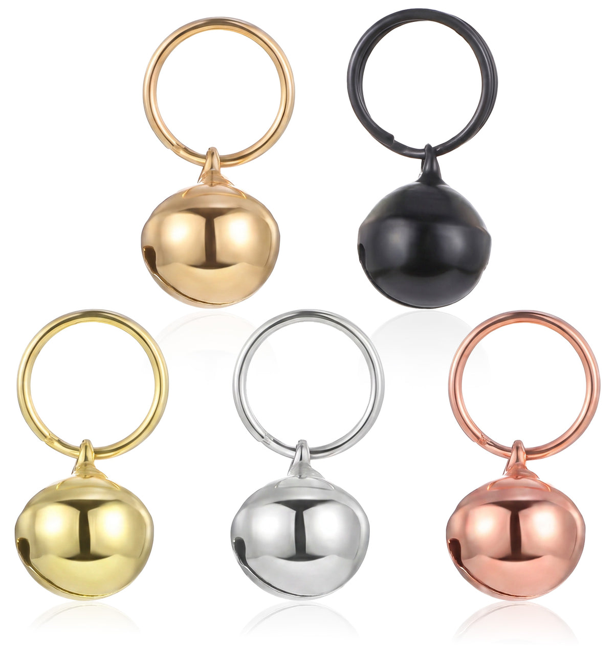 Cat Bells for Collars Loud, 5PCS Cat Bells, Five Colors per Pack