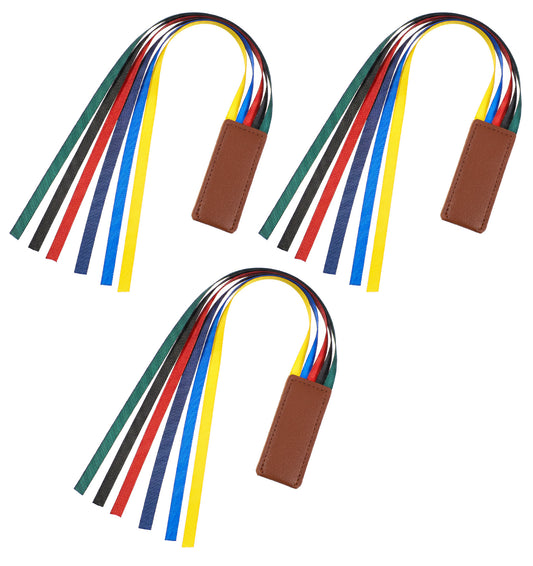 3 Pcs Bible Ribbons, Leather Bookmark Set