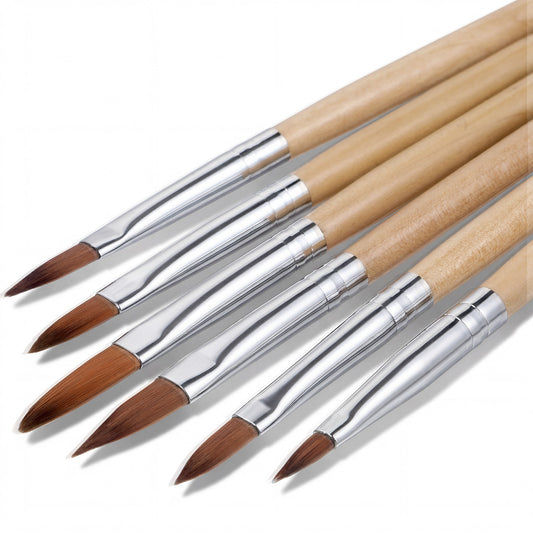Classicseali 6PCS Watercolour Paint Brushes, Pointed Watercolour Brush, Watercolor Paint Brush, Professional Detail Paint Brushes for Watercolor Acrylics Oil
