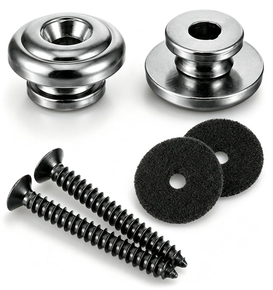 2 Pcs Guitar Strap Button, Guitar Strap Peg Firm Locking