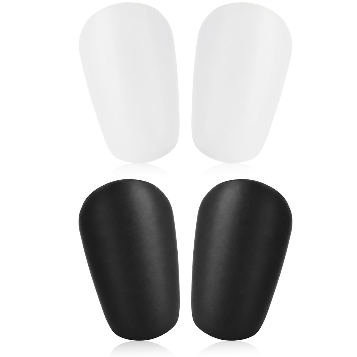 Classicseali 4 Pairs Mini Shin Pads Football,Plastic Tiny Shin Guards