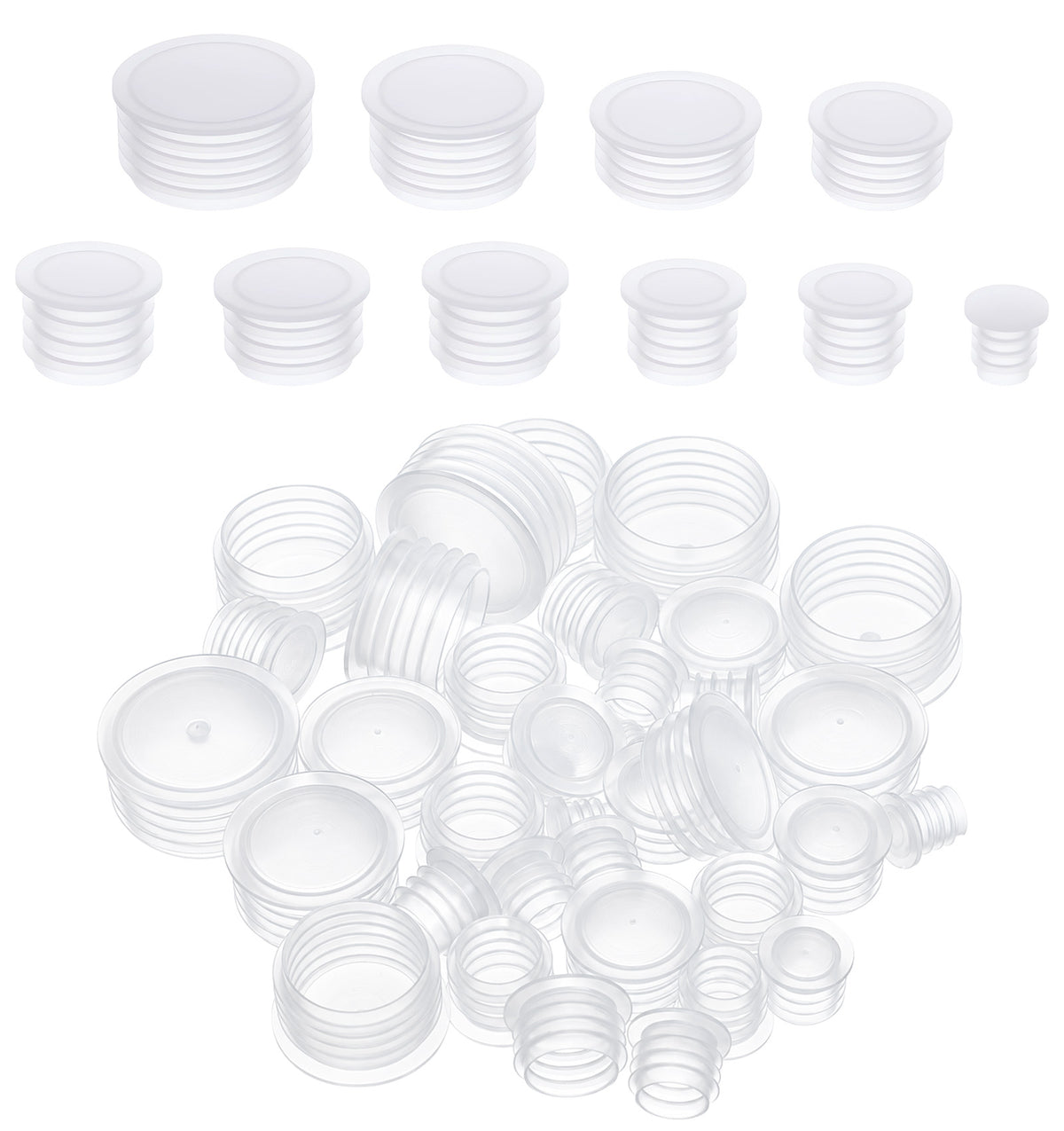 40 Pcs Salt and Pepper Stoppers Plugs 10 Sizes Salt and Pepper Shaker Plugs