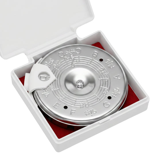 13 Pitch Pipe Sensitive Tuner Pitch Pipe for Singers & Musicians, with Portable Storage Case for Guitar Bass Violin Ukulele
