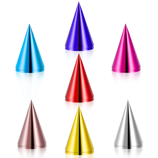Elegaperma 14PCS Party Hat, Shiny 7-Color Party Hats for Kids and Adults with Elastic Cords, Festive Birthday Hats for All Celebrations