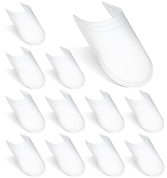 Thrymme Crease Protectors, Shoe Shaper Plastic Sports Shoe Trees for Leather Sneakers, Clear Crease Protectors for Unisex Shoes, Flexible Long-Term Storage Supports