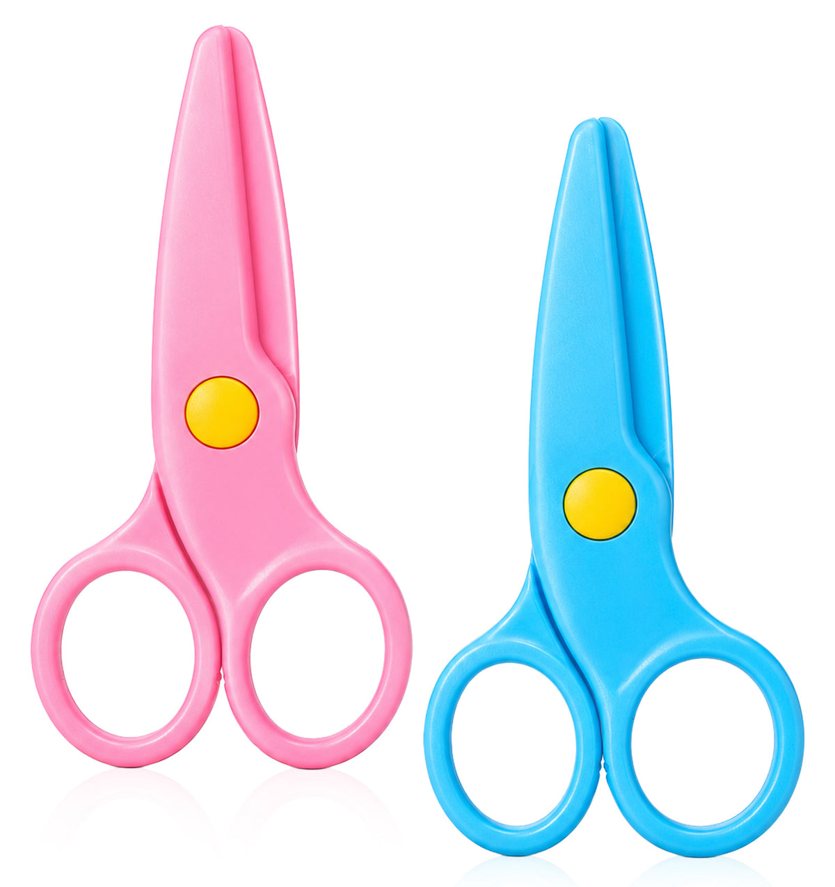 4Pcs Toddler Scissors, Toddler Scissors Age 2, Kids Safety Craft