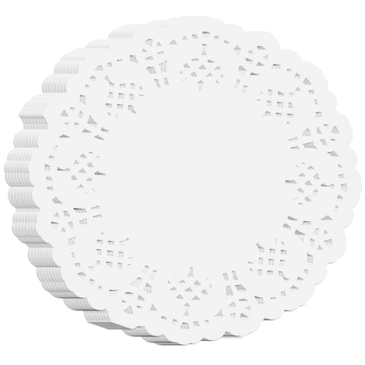 FRCTLNKG 200 Pack Doilies Lace Paper, 3.5 Inch Round Paper Doilies White, Disposable Decorative Mats for Dessert Trays & Table Decoration