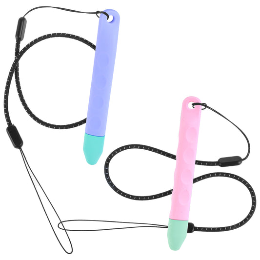 Guduling Stylus Pens for Touch Screens Kids, Kids Stylus Pen For Tablet, Kid-Friendly Stylus Pens, Kid Tablet Pen with Tethers, Compatible With Pad,Phone,Tablets,And Smartphones,Pink and Purple