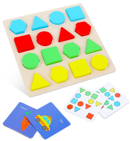 Puzzles Gifts for Dementia,Alzheimers Activities & Games for Seniors,Geometric Cognitive Products for Elderly