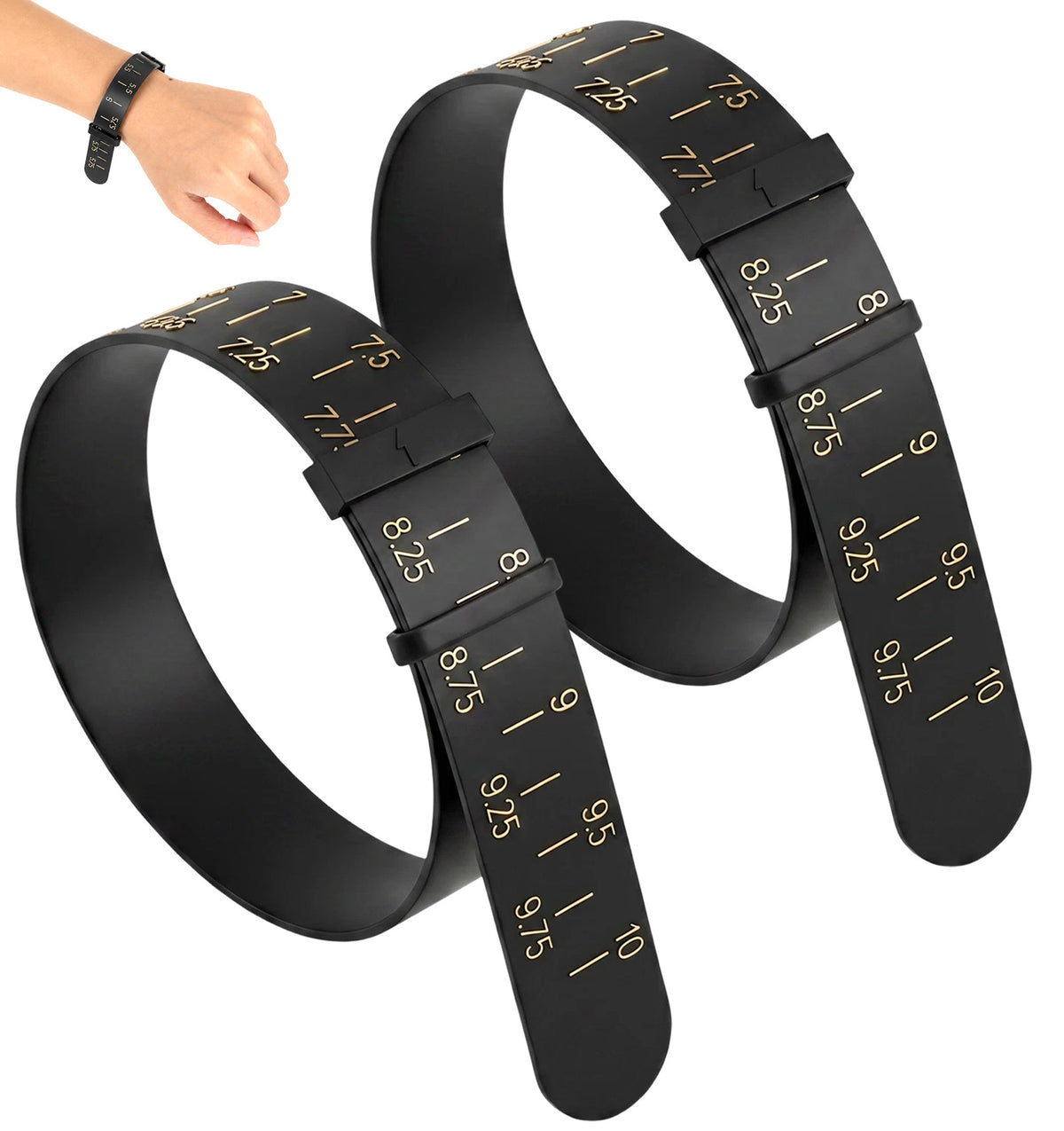 2 Pcs Bracelet Sizer Measuring Tool, Bracelet Measurer