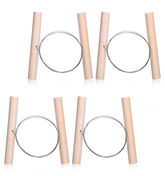 4 Pcs Clay Cutter, Adjustable Cutting Tools for Pottery Clay, Polymer Clay, Ceramics, Sculpting and DIY Art Craft Projects