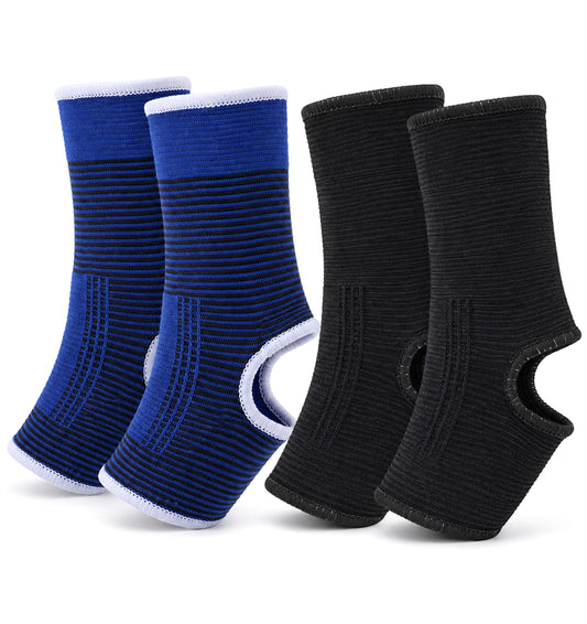 2 Pairs Muay Thai Ankle Support, Ankle Support Sleeve for Sports Men Women