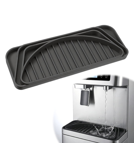 Fridge Drip Tray, Silicone Refrigerator Drip Catcher Reusable Anti-Splash Mat for Water Dispenser, Non-Slip Refrigerator Accessories (1 Pack)