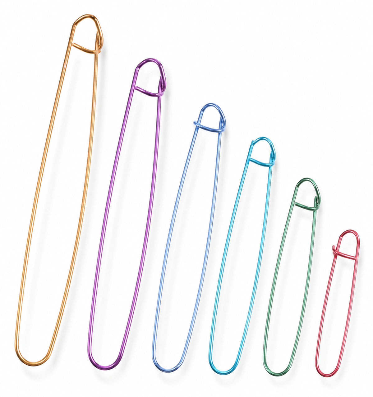 6 Pcs Stitch Holders for Knitting, Aluminum Knitting Stitch Holders
