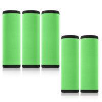Guduling 5 Pcs Luggage Handle Wraps,Suitcase Handle Wraps,Luggage Handles Covers for Suitcase Beach Bag Backpacks,Travel Accessories for Luggages Suitcases,Bright (Fluorescent Green)