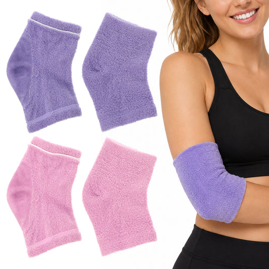 Classicseali 2 Pairs Elbow Pads for Adults,Elbow Moisturizing Sleeve