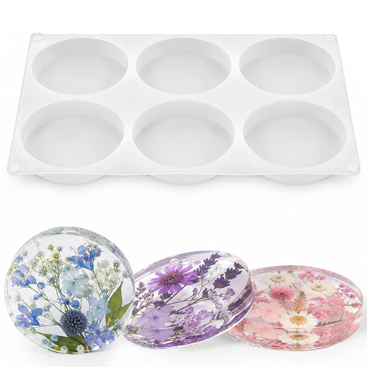 Classicseali 6 Cavity Resin Moulds Silicone