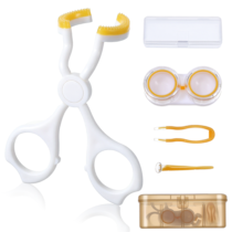 Classicseali Contact Lens Applicator, Soft Contact Lenses Applicator Tool, Contact Lens Remover Tool with Contact Helper Insert/Remover, Tweezers, Eye Opener for Contacts, Case