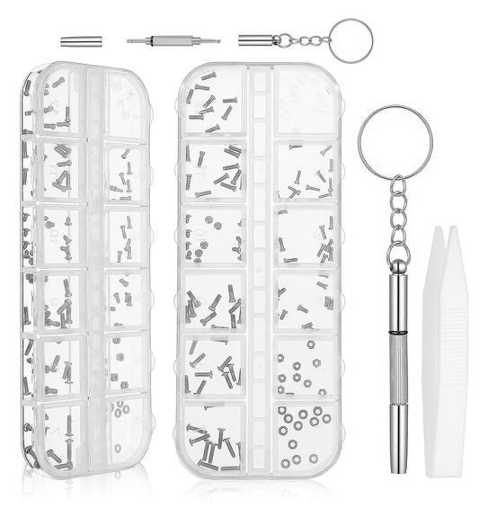 1 Pcs Glasses Screws, Sunglasses Screws with Screwdriver