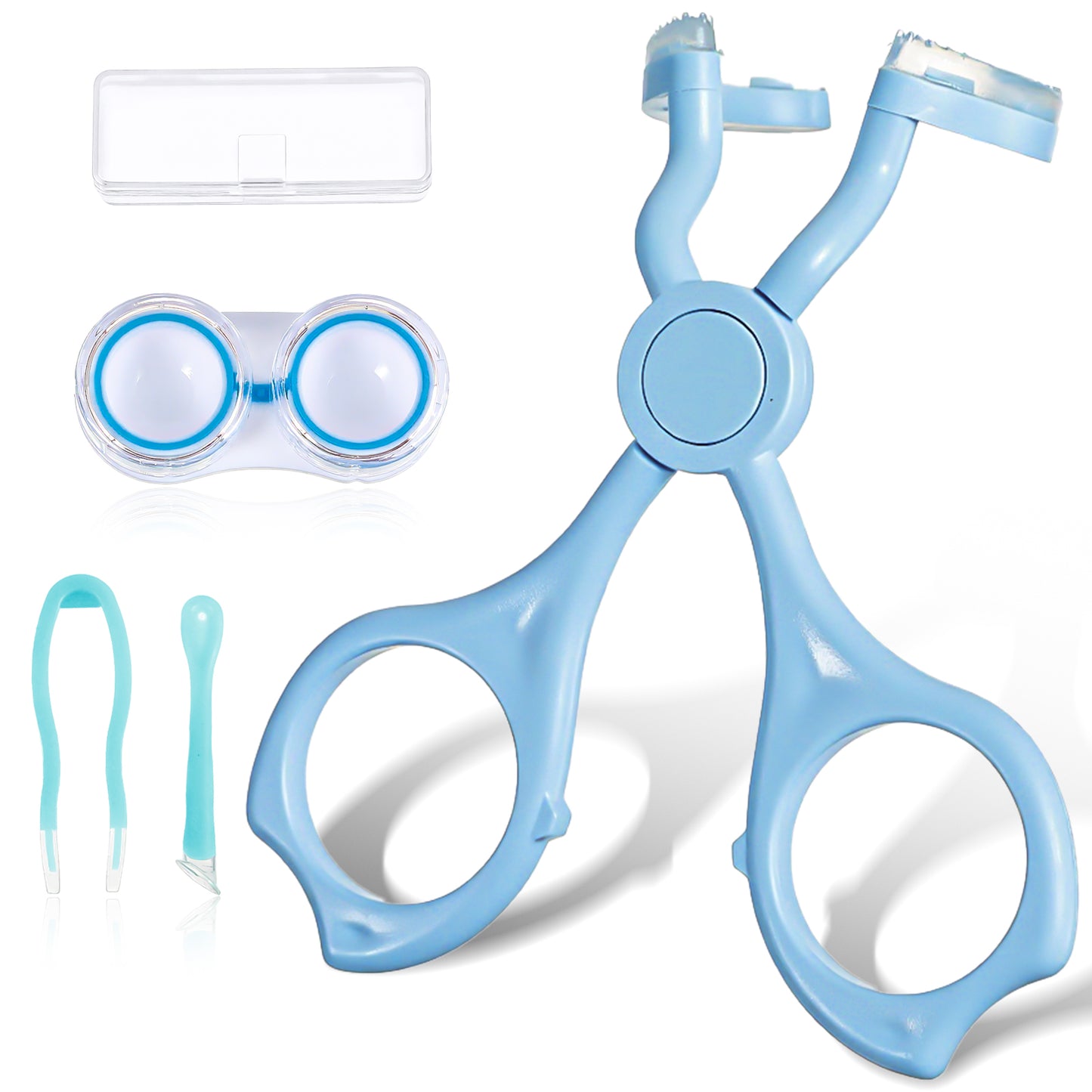 Classicseali Eye Opener Tool for Contact Lenses, Contact Lens Remover Tool & Applicator Tool Set with Eye Opener for Contacts, Tweezers, Soft Contact Tool Remover and Inserter, Case