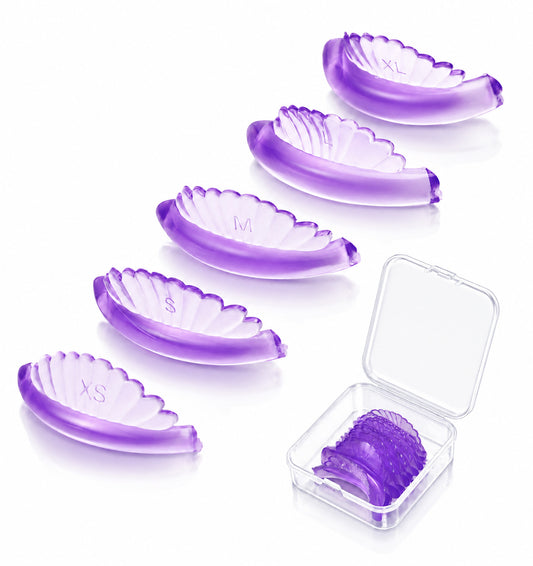 10Pcs Glueless Lash Lift Shields, Silicone Korean Lash Lift Shields 5 Sizes