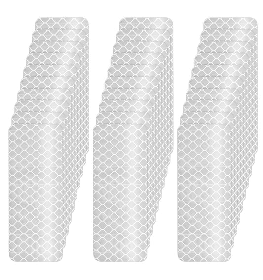 30 Pcs Reflective Stickers, Reflective Tape Outdoor Waterproof Safety White Tape Use on Bike/Truck/Car/Motorcycle/Clothing/Helmet 2.36" X 1.18"
