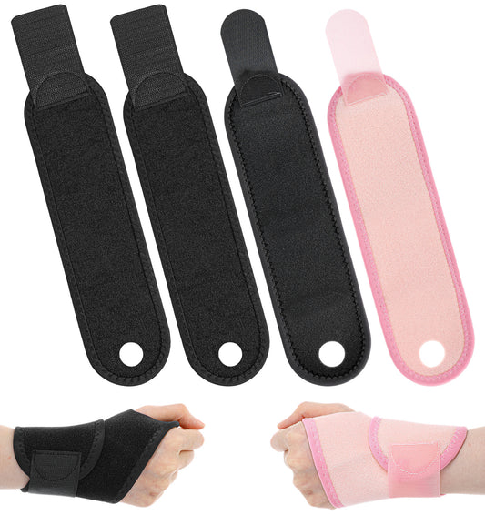 4 Pcs Youth Wrist Brace, Youth Wrist Support Adjustable Compression Straps