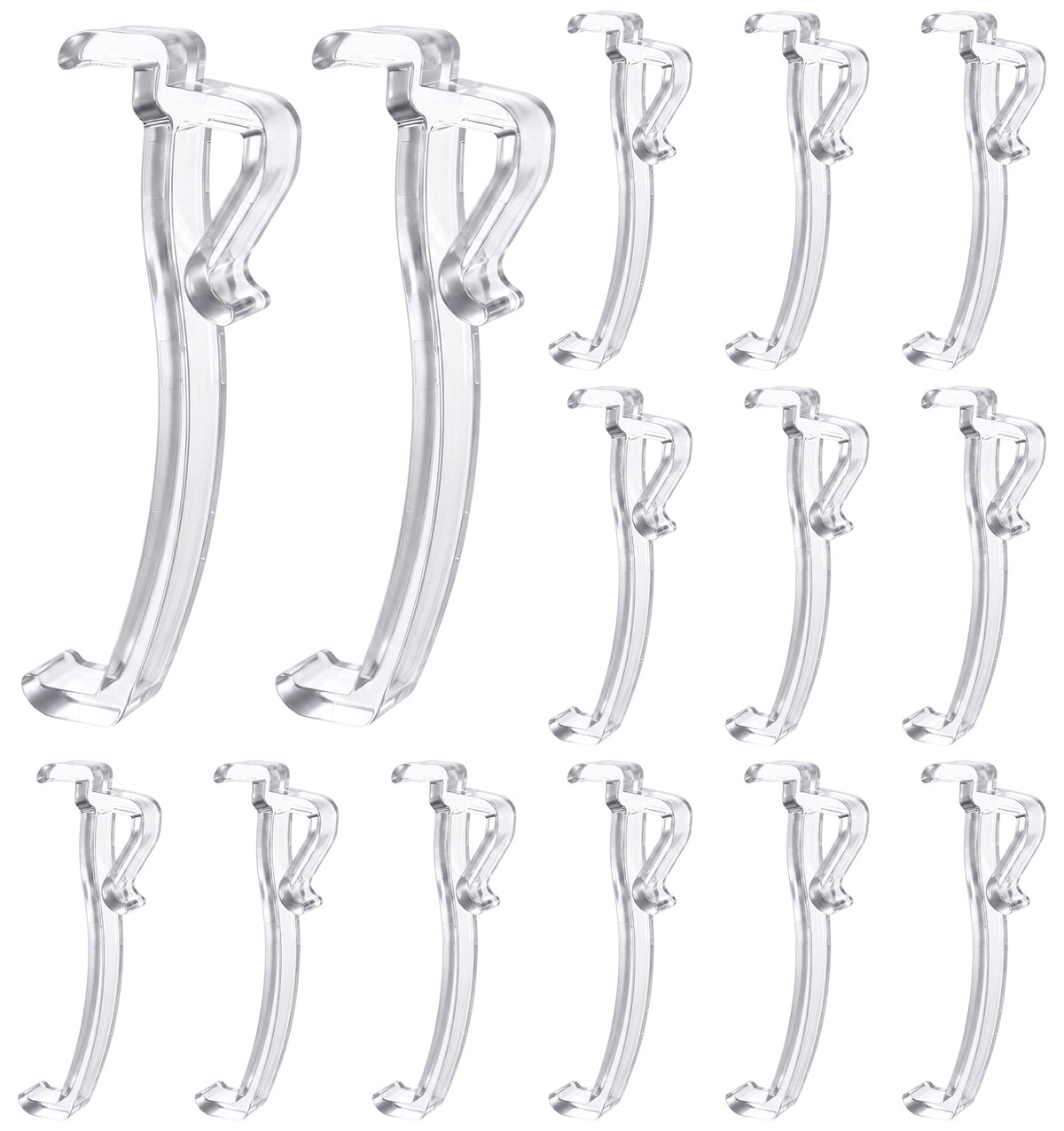 14 Pcs Blind Clips, Valance Clips for Wooden Blinds, 2.5"