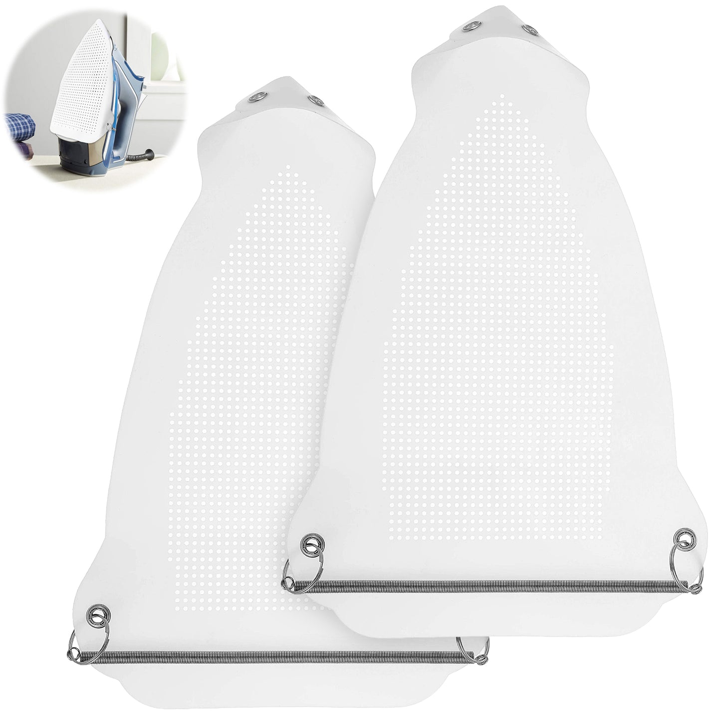 Elegaperma Iron Cover, Non-Stick Iron Shield Cover Coating, Irons Sole Protector for Garment,Clothes Fabric Protection